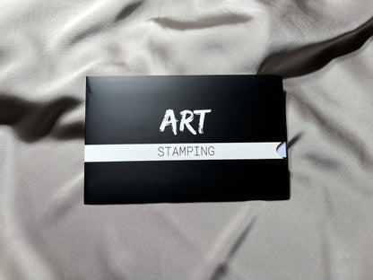 Nail Art Stamping Plate 003 Phrases Texts package