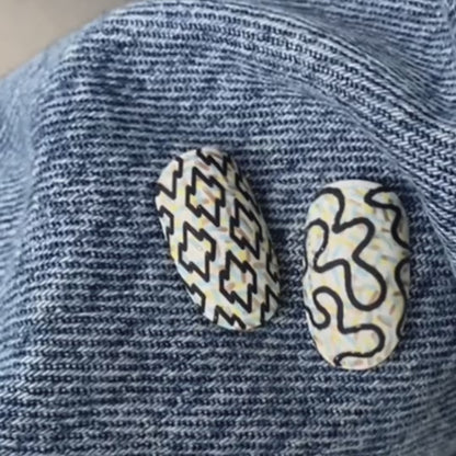 Nail Art Stamping Plate #10 – Fun Girl