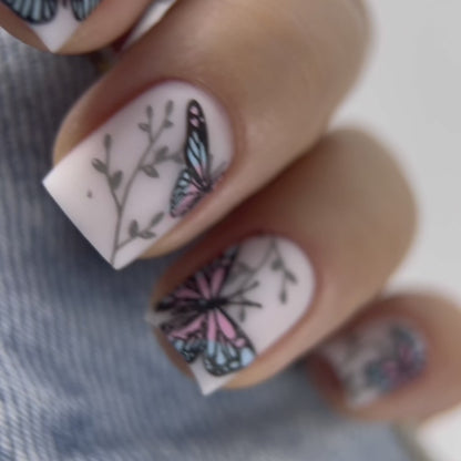 Nail Art Stamping Plate #11 – Butterflies